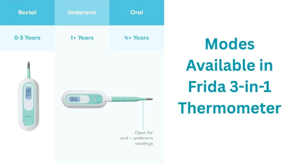 How to Change Frida Thermometer to Underarm