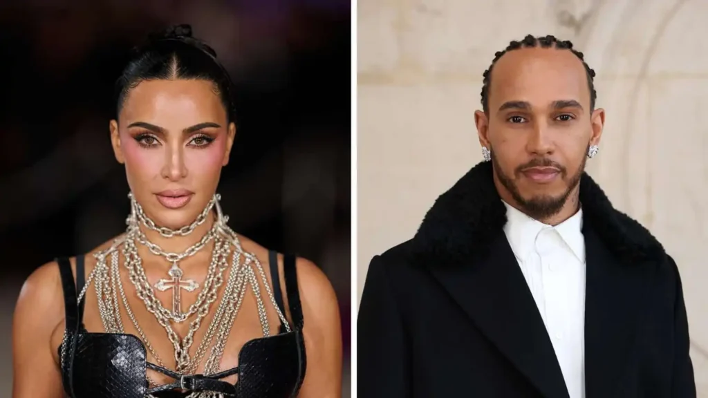 Lewis Hamilton and Kim Kardashian