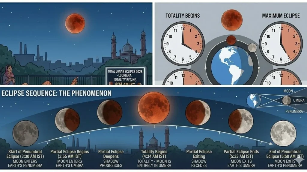 The moon eclipse 2026
