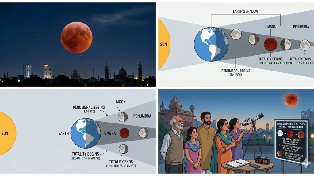 The moon eclipse 2026